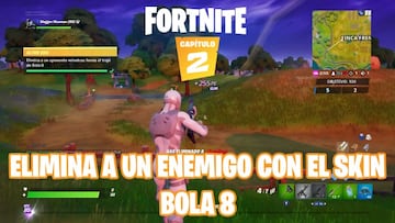 Fortnite Cap&iacute;tulo 2 - Temporada 1 | Desaf&iacute;o de Alter Ego: elimina a un oponente mientras llevas el traje de Bola 8