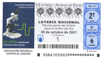 Lotería Nacional: comprobar los resultados del Sorteo de hoy, sábado 30 de octubre