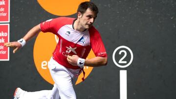 Elezkano, en el frontón Bizkaia