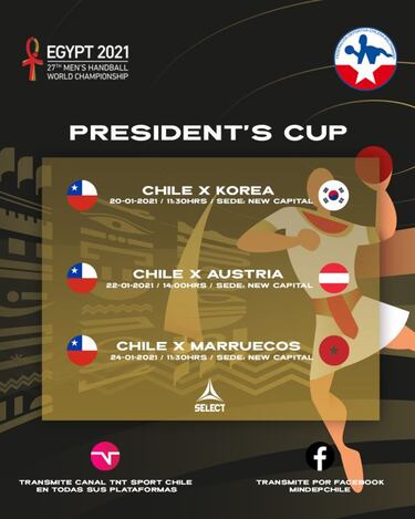 Así cerrará Chile su participación en el Mundial de Balonmano