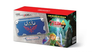 Se revela una New 2DS XL con diseño del escudo Hyliano