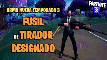 Fusil de Tirador Designado en Fortnite: dónde encontrar el DMR