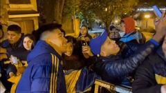 Los jugadores de Boca se reúnen con los hinchas