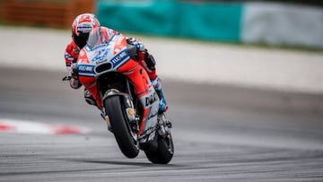 Casey Stoner en los test privados de Sepang 2018.