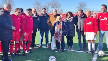 Veteranos del Rayo y la AFE, en el partido del pasado a&ntilde;o.