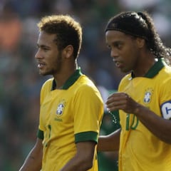 Ronaldinho espera que Neymar ayude a ganar el Mundial