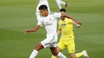 16/07/20  PARTIDO PRIMERA DIVISION 
 CORONAVIRUS COVID19 
 REAL MADRID - VILLARREAL 
 VARANE MOI GOMEZ