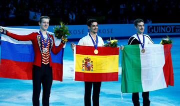 Javier Fernandez ha quedado por encima del ruso Alexander Samarin y del italiano Matteo Rizzo. 