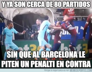 Los memes más divertidos del Eibar-Barcelona