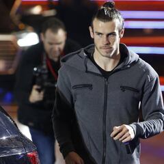 Bale se fue antes del Bernabéu