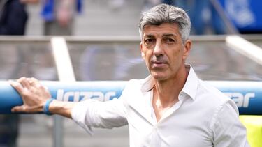 Imanol Alguacil, con la Real Sociedad.