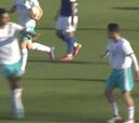 La dupla mágica del Castilla a la que no le da bola Ancelotti fabrica esta maravilla de gol