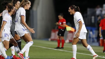 Gol de Kenti Robles, del Real Madrid, ante el Manchester City.