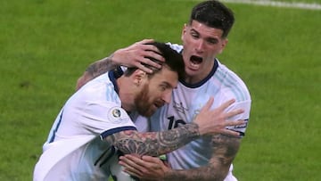 Rodrigo De Paul manifestó hoy su “alegría” por el primer triunfo de Argentina en la Copa América de Brasil ante Qatar en Porto Alegre.