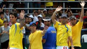 Juan Sebasti&aacute;n Cabal, Robert Farah, Alejandro Gonz&aacute;lez, Santiago Giraldo y Alejandro Falla, ser&aacute;n los tenistas colombianos en Copa Davis. 