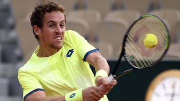 Carballés se retira ante Dimitrov con problemas estomacales