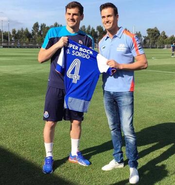 Iker Casillas con Dani Sordo.