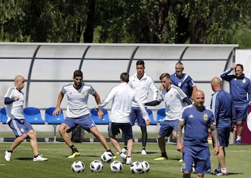 Argentina entrena antes de su debut en el Mundial