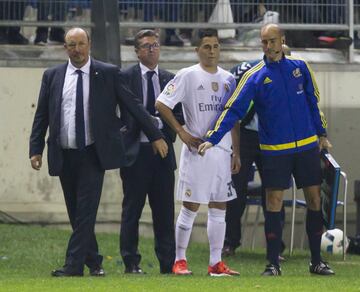 Canterano de confianza de Zidane en el Castilla desde 2014. Aunque puede jugar en cada posición de la zaga, le tocó ser central tras dejar el campo Varane y Nacho. Debutó con el primer equipo en el partido de Copa en Cádiz de hace 2 años que terminó con el equipo blanco eliminado por alineación indebida de Denis Cherysev.