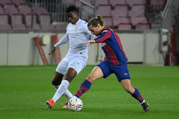 Doumbia y Griezmann.