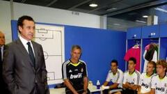 Primer día de clase con Valdano y Mourinho