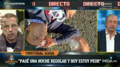 Soria explica su accidente al caer de una grúa: "Un coche pasó a 50cm de mi cabeza"