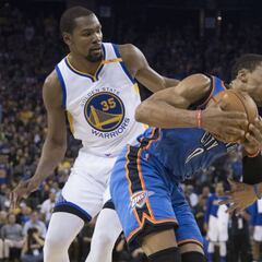 Kevin Durant: "Stephen Curry es mejor que Russell Westbrook"