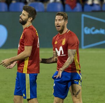 Clima de euforia en el entrenamiento de la Selección