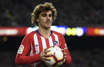 Atletico Madrid's French forward Antoine Griezmann