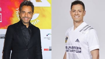 Eugenio Derbez presenta a Chicharito en LA Galaxy