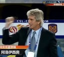 Pellegrini vibró con estos 2 goles de su equipo en China