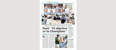 Órdago de Dani Sánchez Llibre: “Este es el año de la Champions”