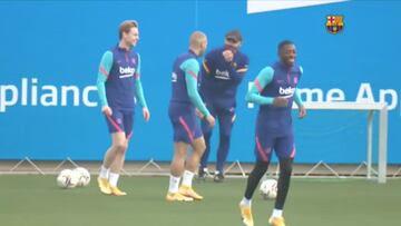 El Barça prepara a conciencia el choque liguero ante el Betis