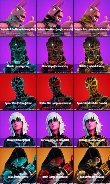 Todos los S&uacute;per Estilos de los skins del Pase de Batalla de la Temporada 1 de Fortnite Cap&iacute;tulo 3