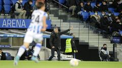 Imanol Alguacil ante el Espanyol.