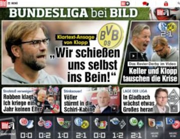 Portadas de la prensa extranjera