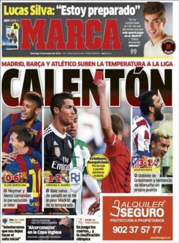 Portadas de la prensa deportiva