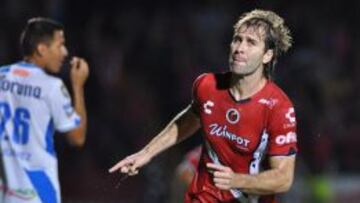 Aníbal Zurdo celebra el empate transitorio del encuentro