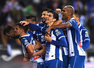 1-0. Oscar Melendo celebró el primer gol.