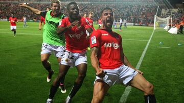 Molina celebra su gol ante el Alav&eacute;s.