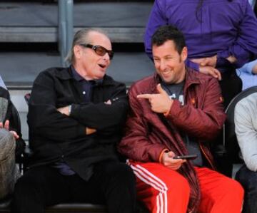 Jack Nicholson y Adam Sandler, charlando en LA.