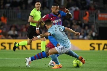 Memphis Depay y Fran Beltr¨¢n.