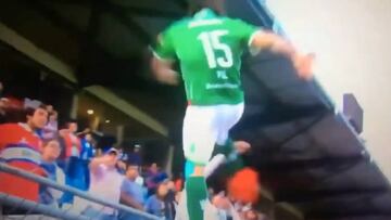 Player kicks fan in shocking scenes from Chile