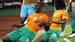 Yaya Toure y Kouassi Gervais