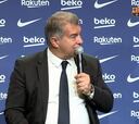 La frase de Laporta sobre Aubameyang y el dinero que va a generar debate