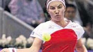 <b>PARTIDO DURO. </b>Kuznetsova tuvo que sacar lo mejor de sí misma.