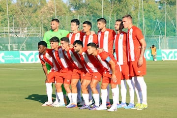 Once del Almería ante el Málaga en MFC.