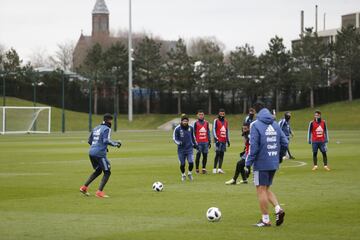 Manchester 21 marzo 2018
Entrenamiento de la Seleccin Argentina en el
Manchester City Academy
Foto Ortiz Gustavo
