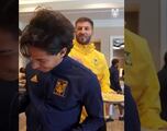 La “pesada” broma de André-Pierre Gignac a Diego Lainez
