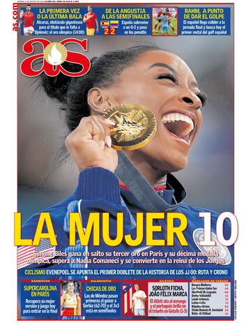 Las portadas de AS de agosto